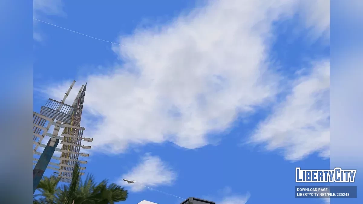 Объёмные 3D-облака / GTA Vice City