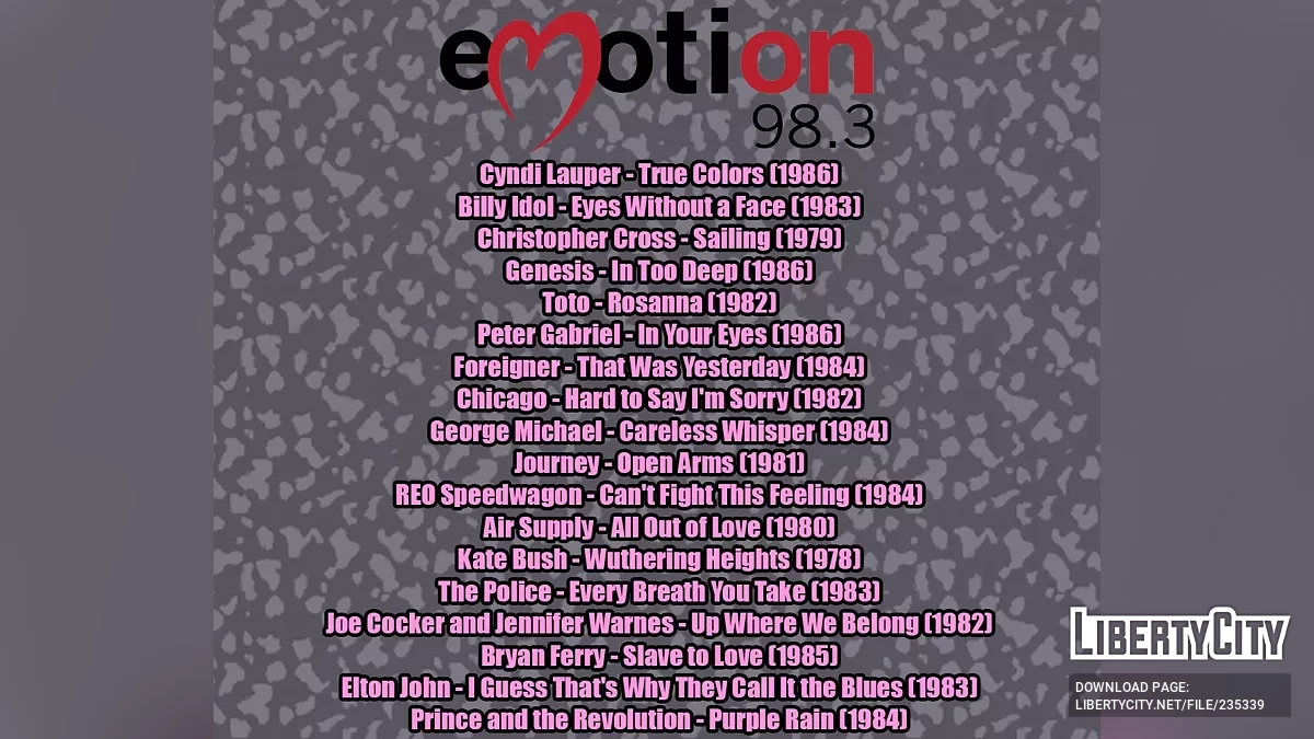 Emotion 98.3 Update / GTA Vice City
