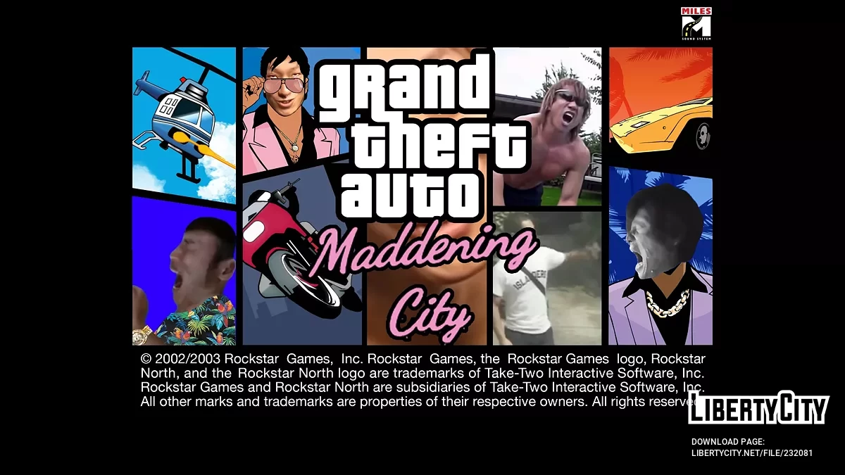 Небольшой патч для Maddening City 2.0 / GTA Vice City