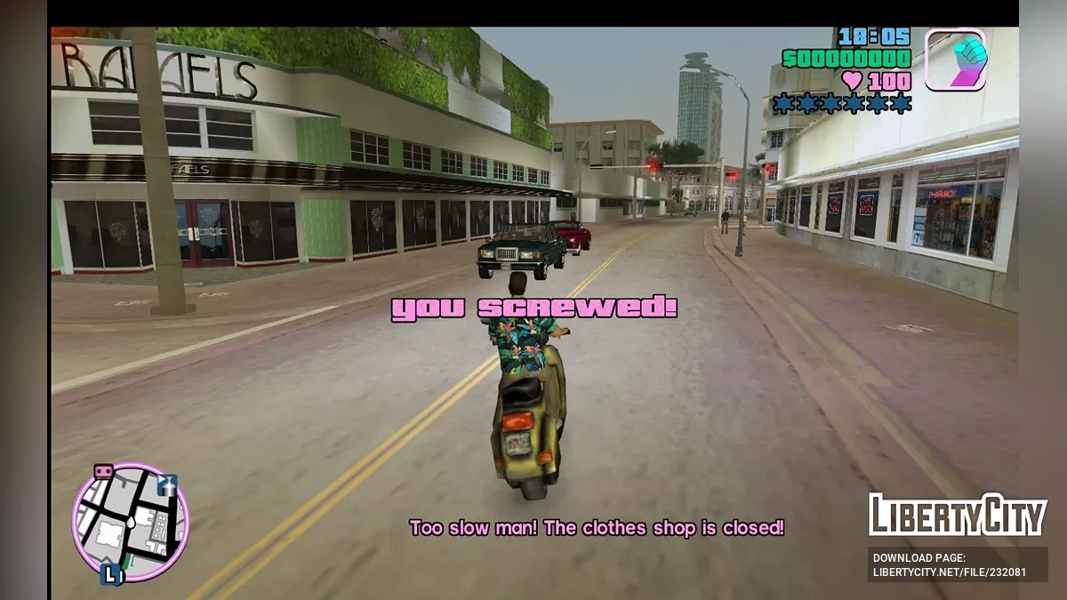 Небольшой патч для Maddening City 2.0 / GTA Vice City