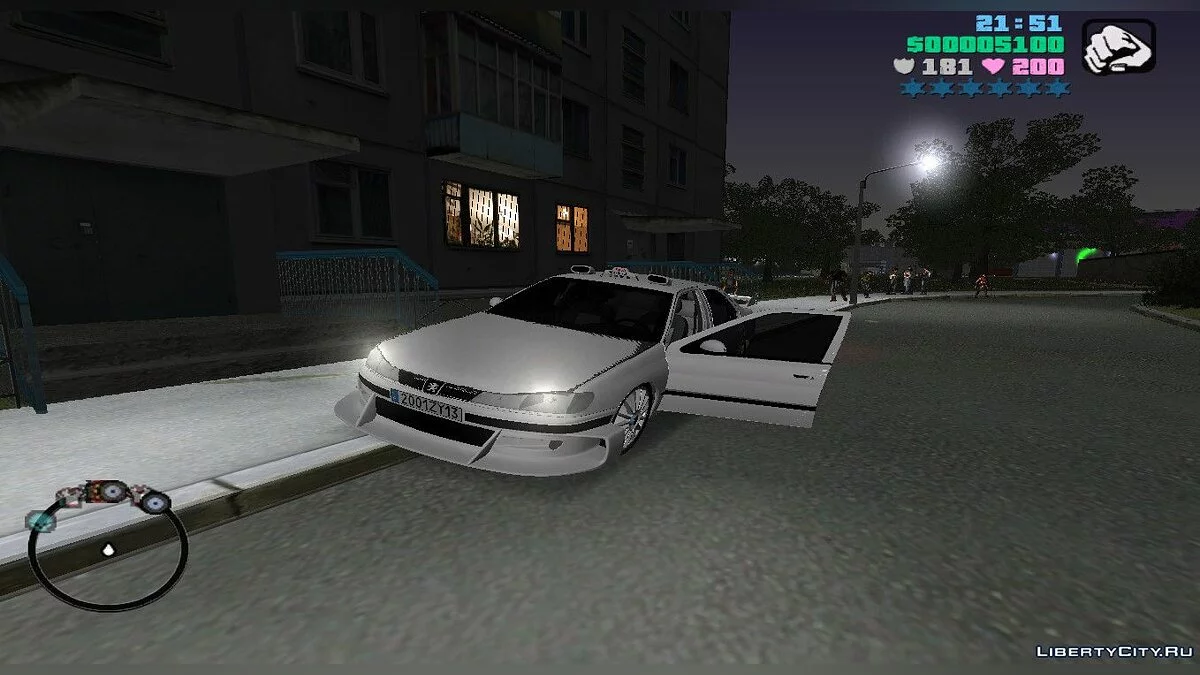 Peugeot 406 Taxi 2 (MVL) / GTA Vice City