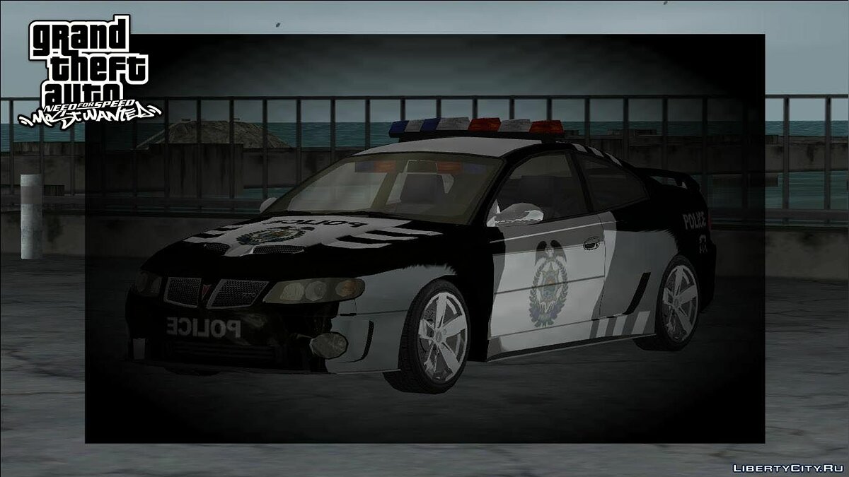 NFSMW Pontiac GTO Cop для GTA Vice City - Картинка #8