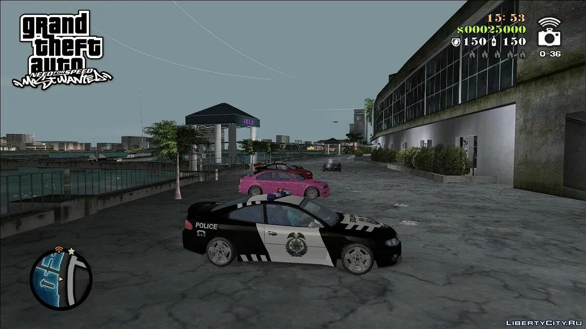 NFSMW Pontiac GTO Cop / GTA Vice City