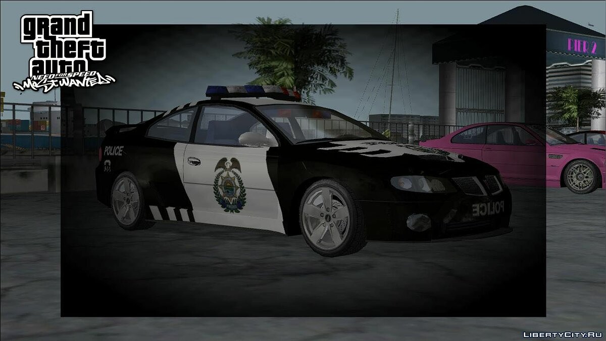 NFSMW Pontiac GTO Cop для GTA Vice City - Картинка #2