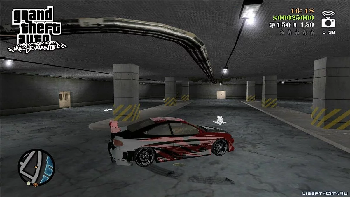 NFSMW Pontiac GTO 'Rog' / GTA Vice City