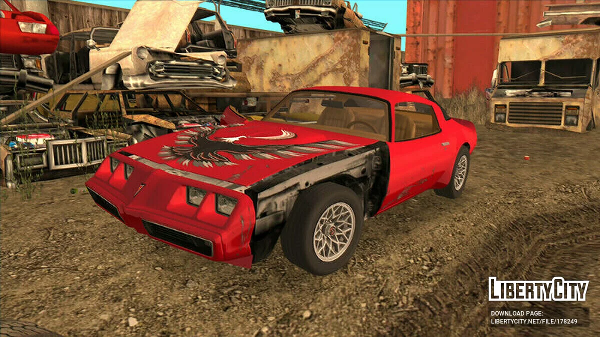 Pontiac Firebird Trans Am Turbo '80 / GTA Vice City