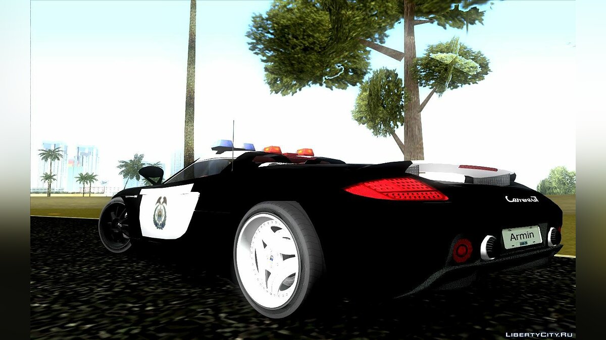 Porsche Carrera GT Police для GTA Vice City - Картинка #1