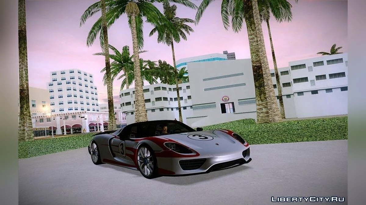 2016 Porsche 918 Spyder Weissach Package / GTA Vice City