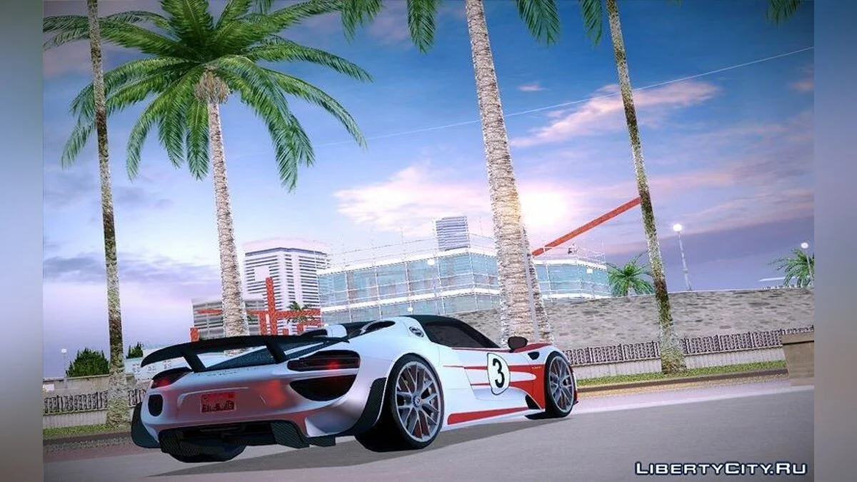 2016 Porsche 918 Spyder Weissach Package / GTA Vice City