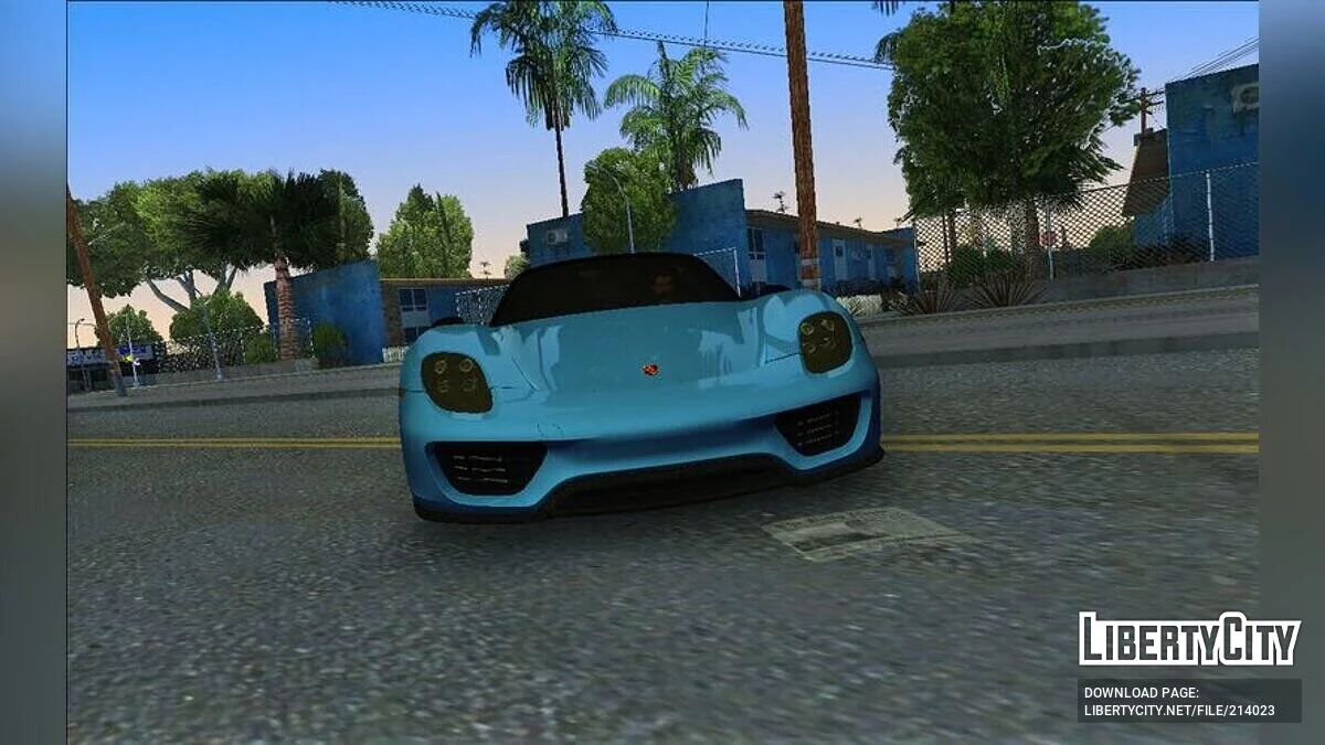 Porsche 918 Spyder / GTA Vice City