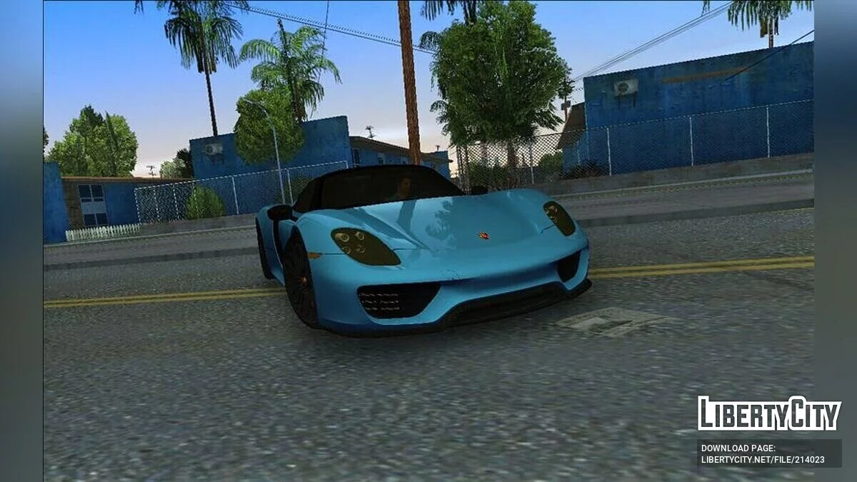 Porsche 918 Spyder / GTA Vice City