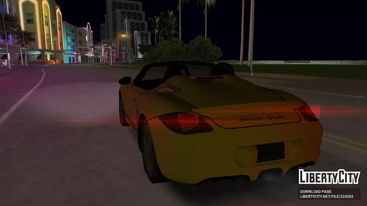 Porsche Boxster Spyder / GTA Vice City