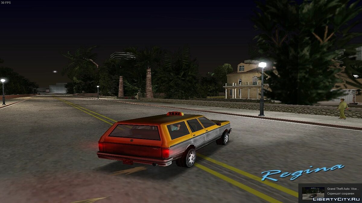 Regina Taxi для GTA Vice City - Картинка #2