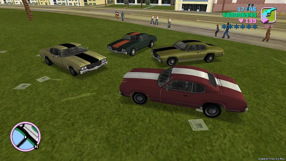 Перекрашиваемый Sabre Turbo / GTA Vice City