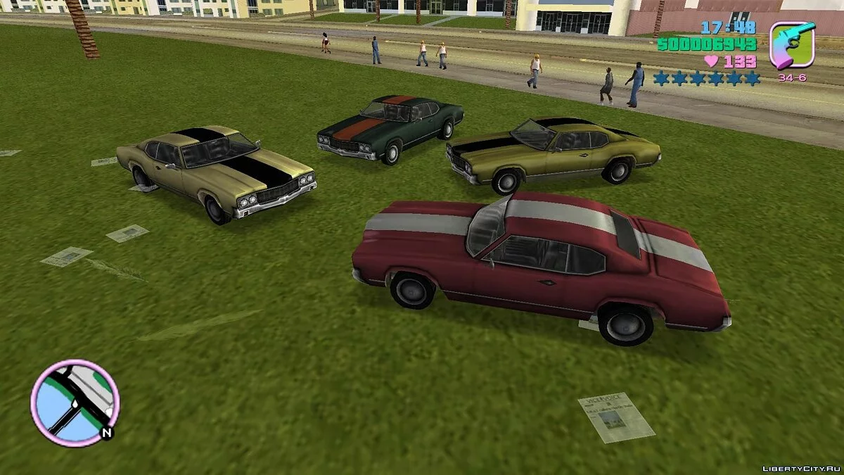 Перекрашиваемый Sabre Turbo / GTA Vice City