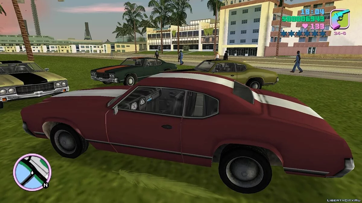 Перекрашиваемый Sabre Turbo / GTA Vice City