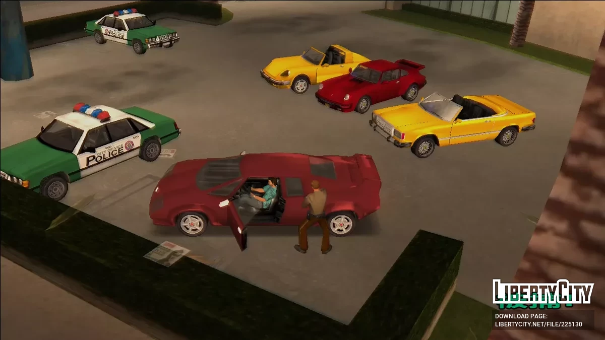 Сборник автомобилей MVL с Xbox-текстурами / GTA Vice City