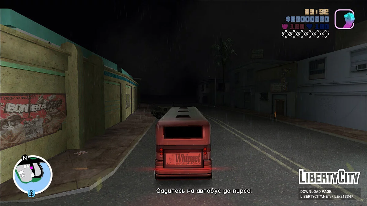 Перевод SanLTD для Long Night / GTA Vice City