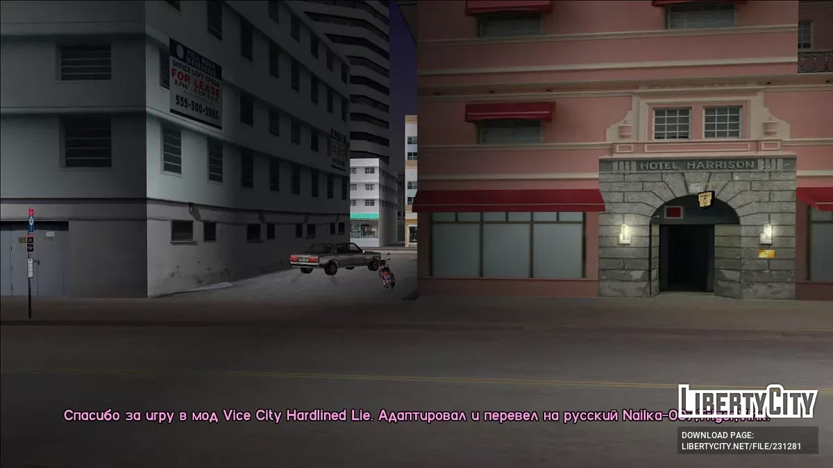 Русификатор для Vice City Hardlined Lite / GTA Vice City