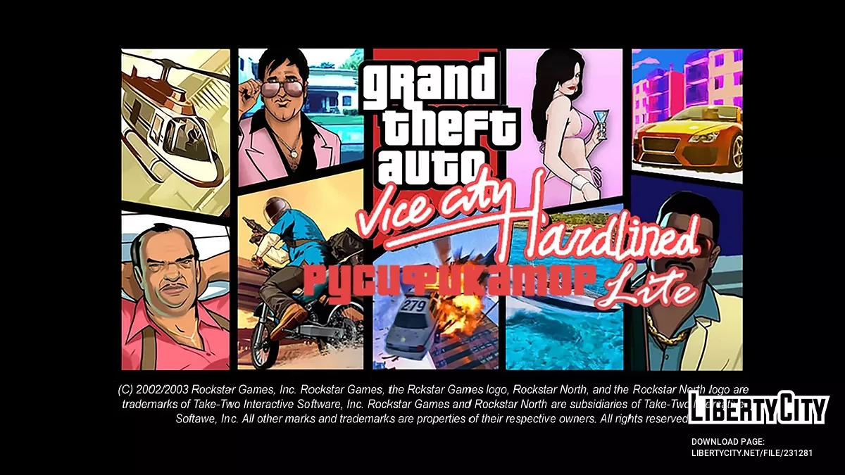 Русификатор для Vice City Hardlined Lite / GTA Vice City