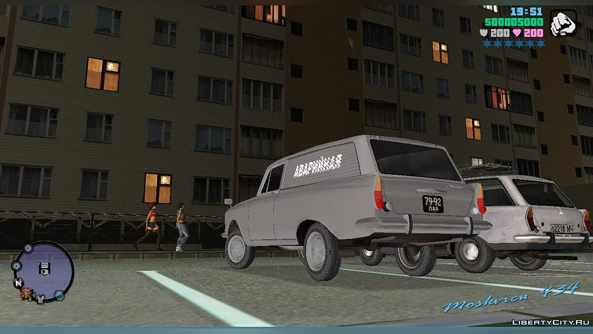 Москвич 434 MVL / GTA Vice City