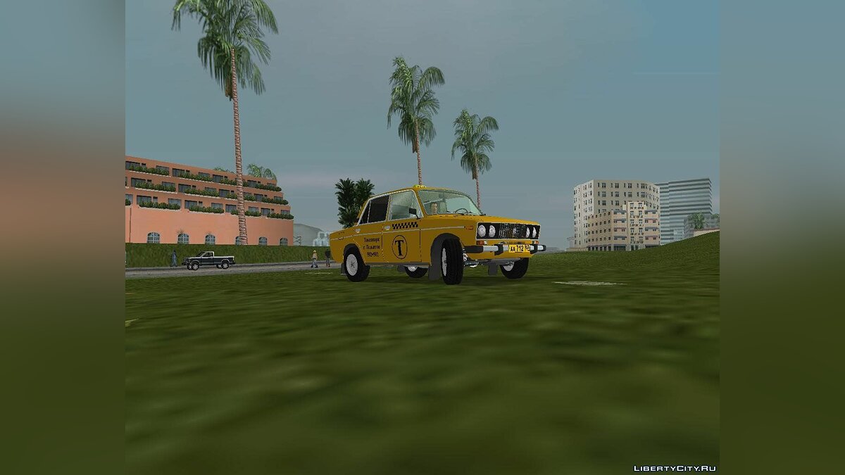 Vaz 2106-taxi для GTA Vice City - Картинка #2