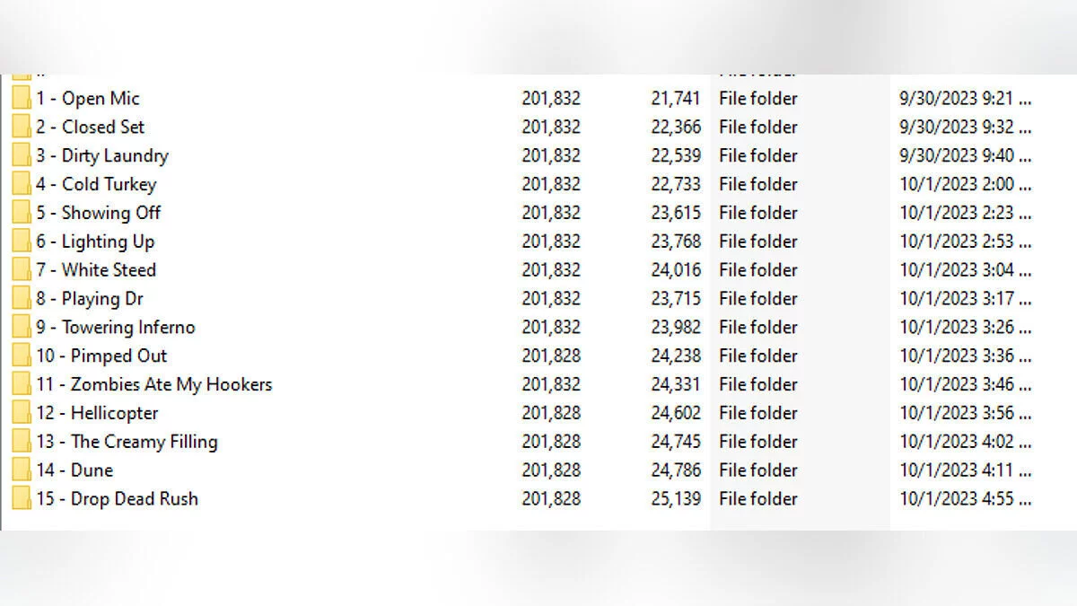 Пак сохранений для GTA Long Night / GTA Vice City