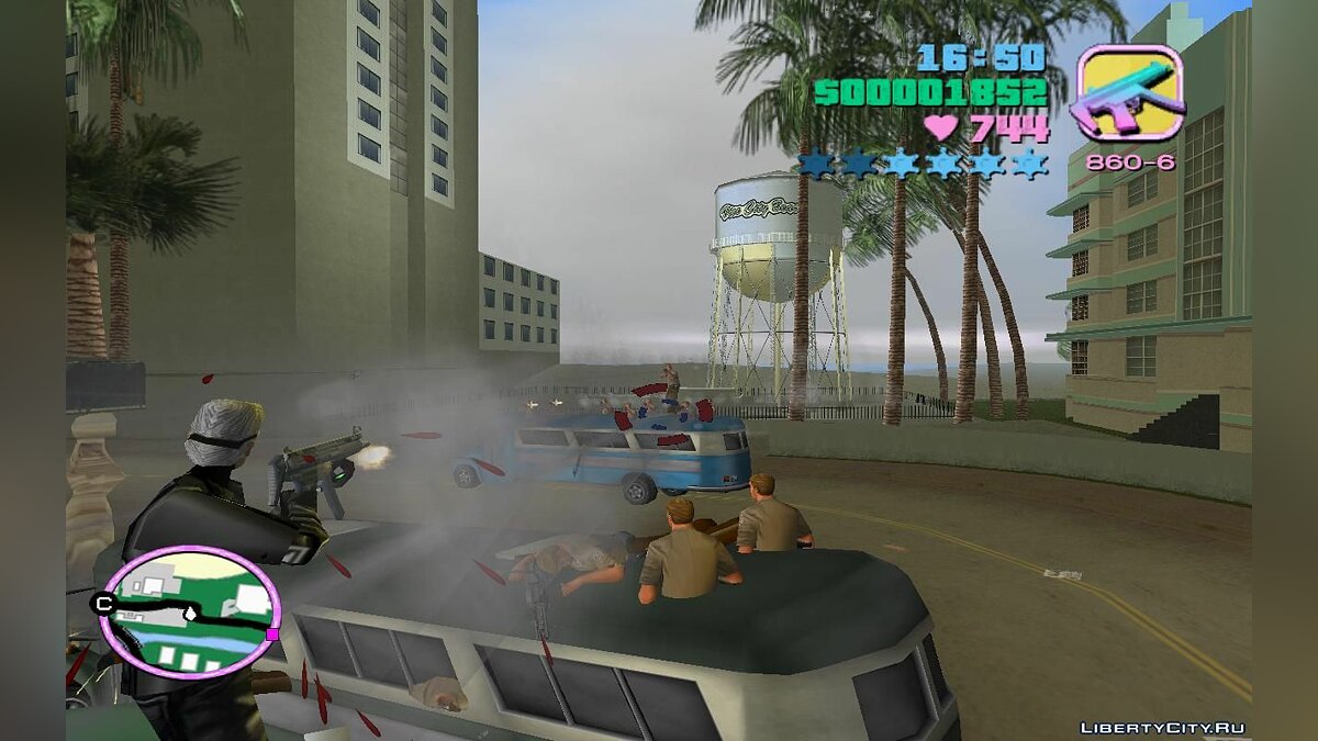 Тюремные автобусы, перевозящие заключённых с патрульными внутри (VC) 2.0 для GTA Vice City - Картинка #10