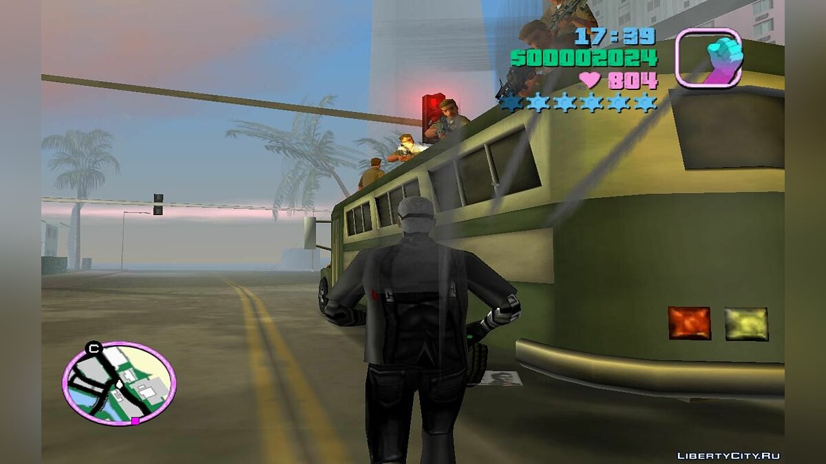 Тюремные автобусы, перевозящие заключённых с патрульными внутри (VC) 2.0 для GTA Vice City - Картинка #12