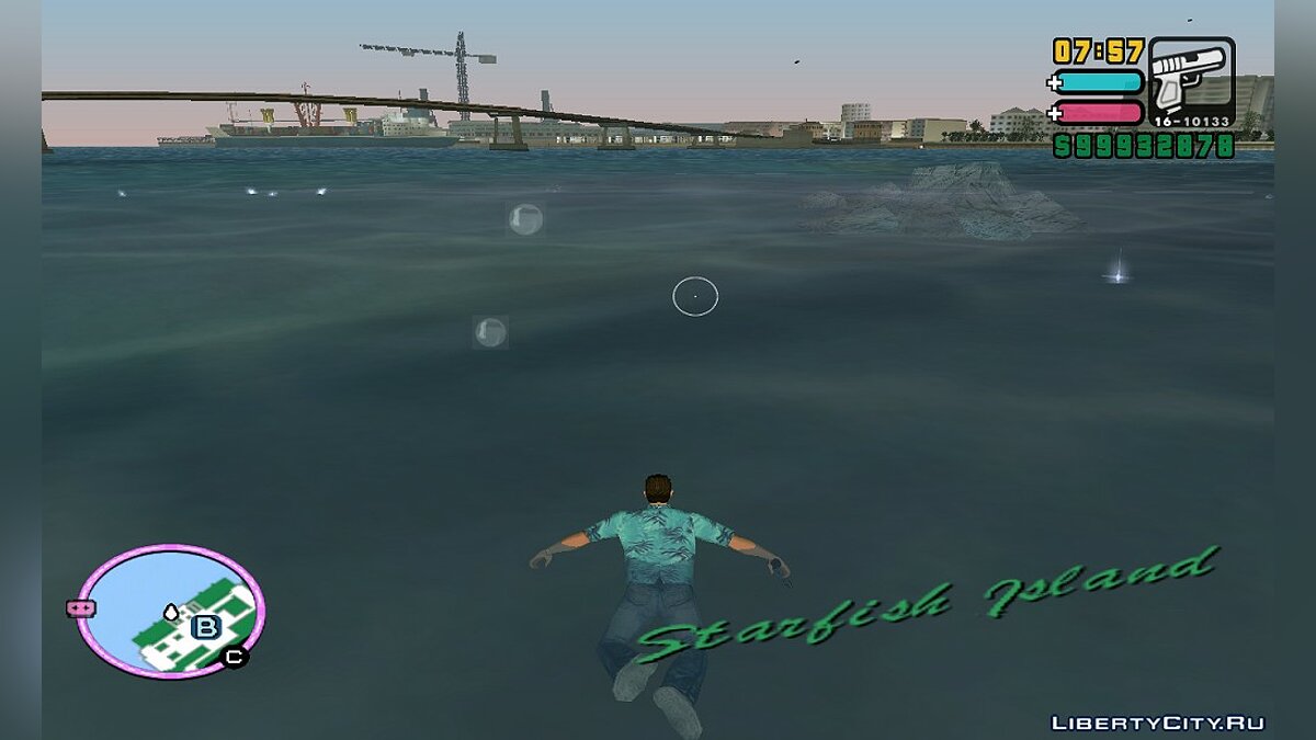 Плавання у GTA VC з новою анімацією для GTA Vice City - Картинка #3