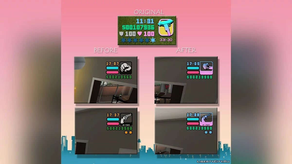 New stories HUD / GTA Vice City