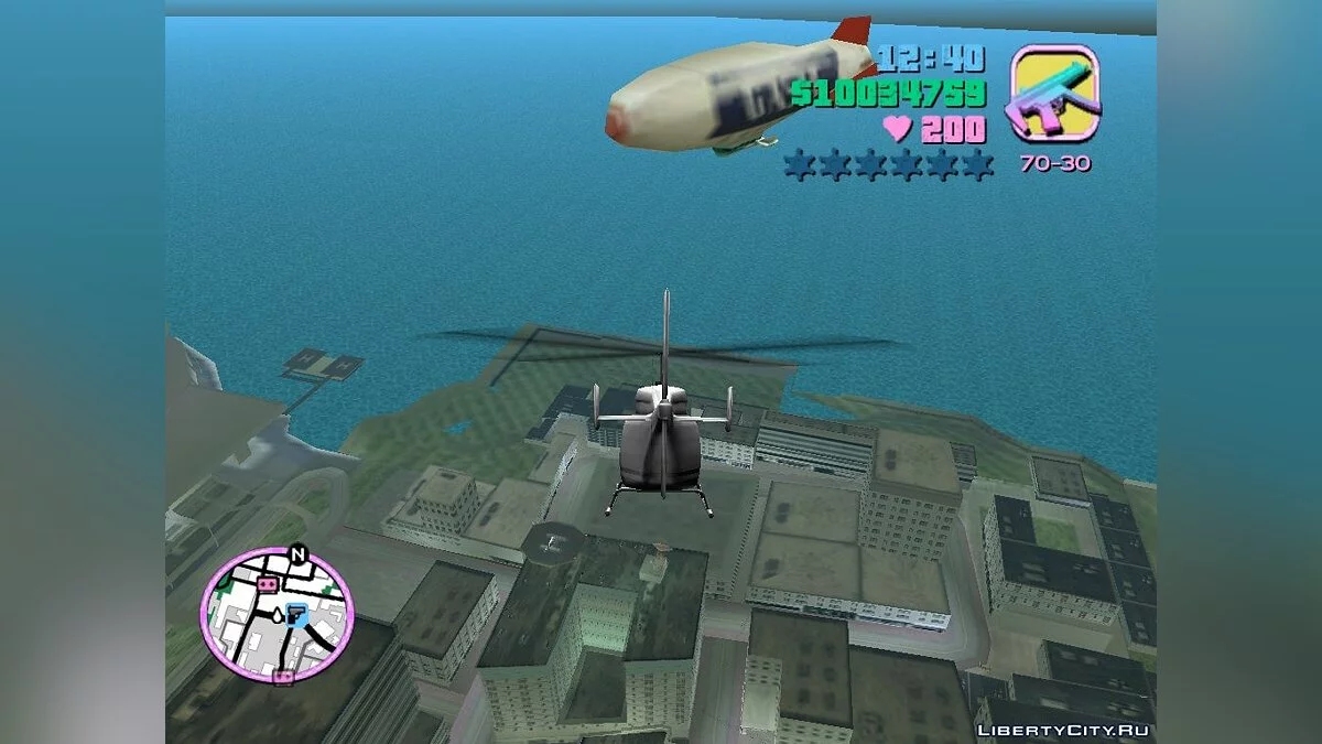 Unlimited flying / GTA Vice City