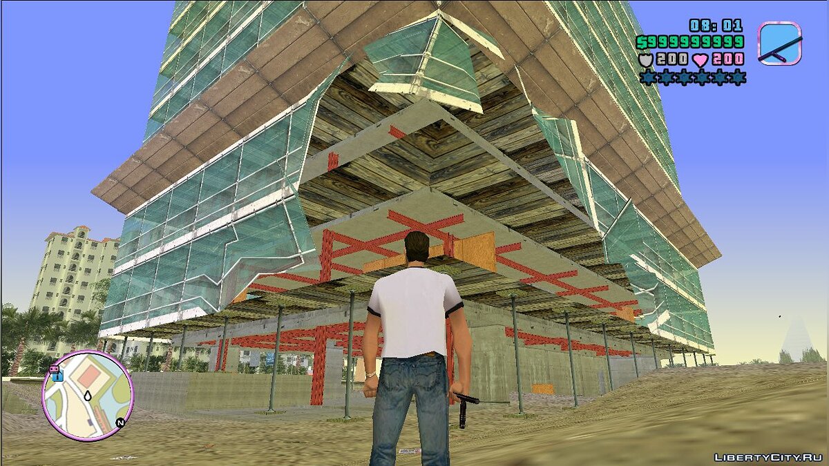 Скачать Фикс окон после взрыва для GTA Vice City