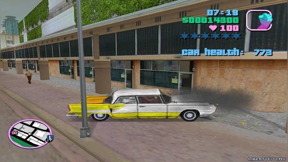 Уровень здоровья автомобиля / GTA Vice City