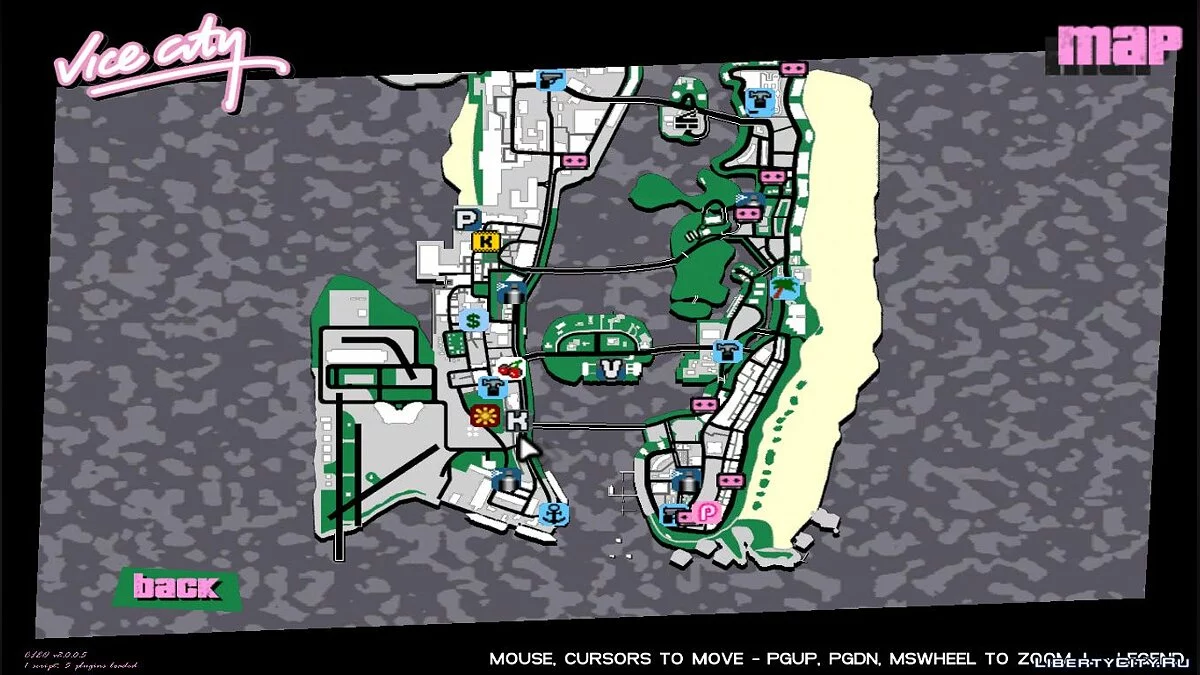 Гараж тюннига Кема Джонса / GTA Vice City