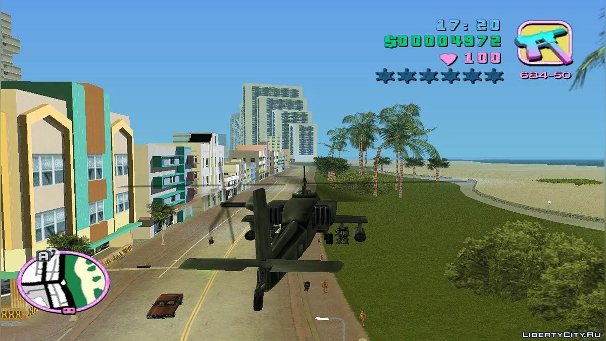Теперь можно сбрасывать бомбы с вертолета / GTA Vice City