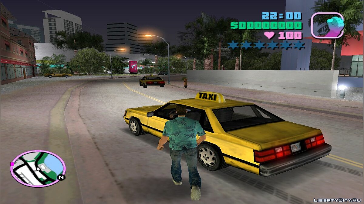 Скачать Taxi для GTA Vice City