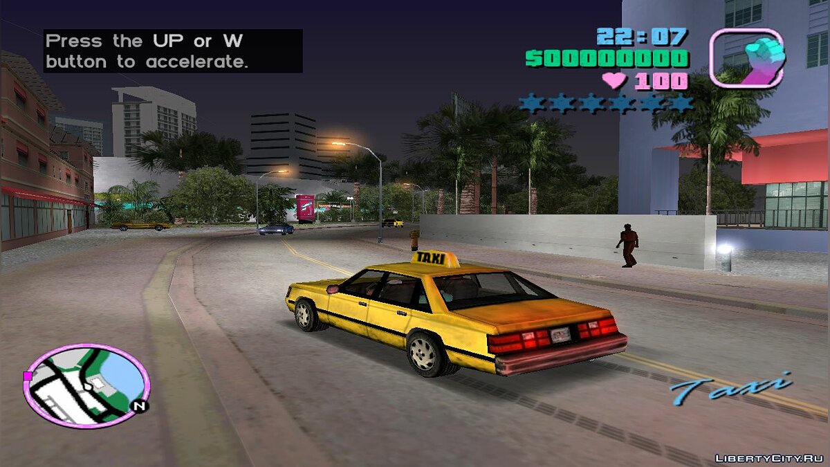 Скачать Taxi для GTA Vice City