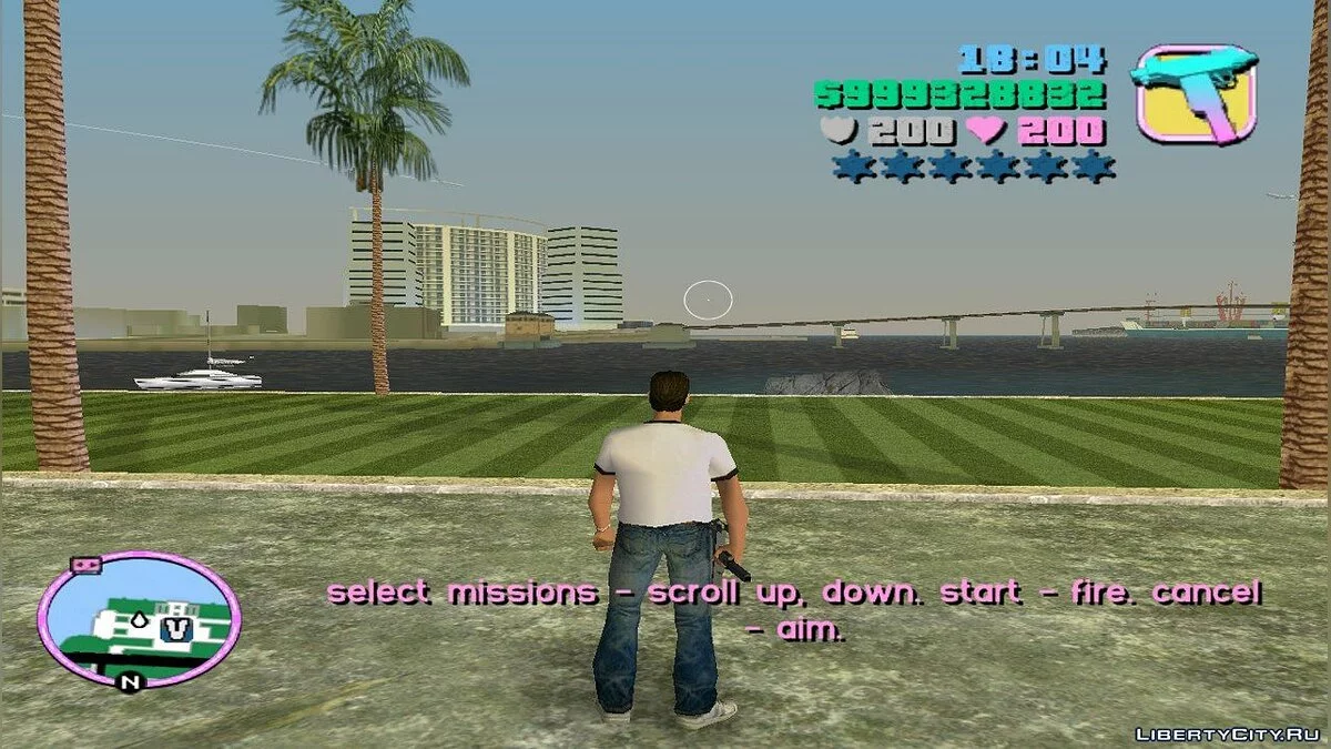 Mission selection / GTA Vice City