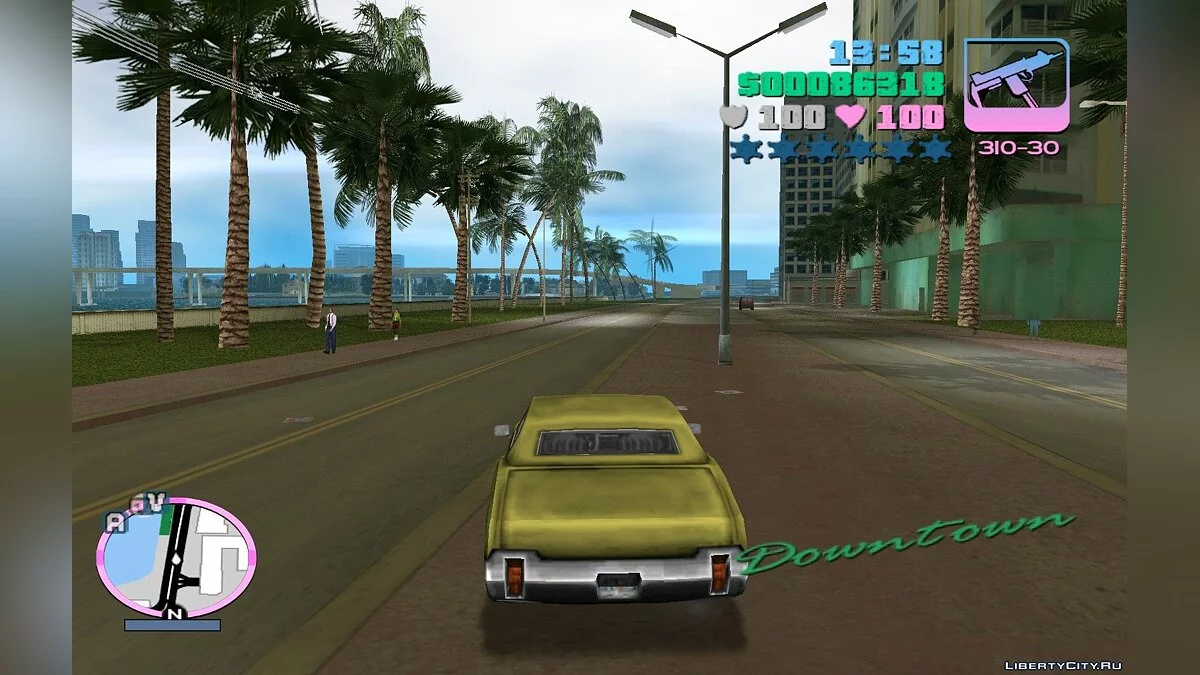 Индикатор здоровья машины / GTA Vice City