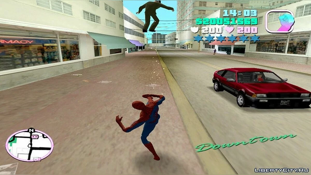 Человек-паук мод / GTA Vice City