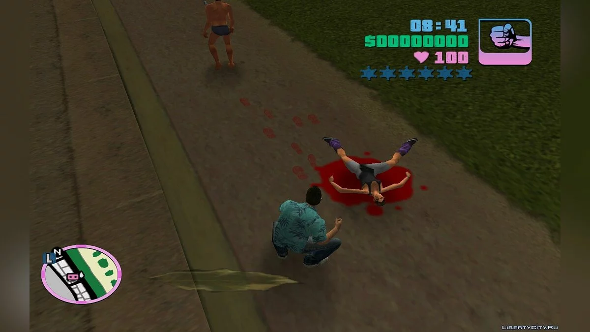 Реалистичные следы от ног / GTA Vice City
