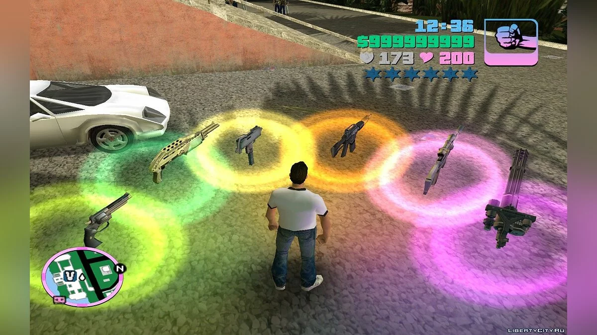 Выкинуть оружие / GTA Vice City