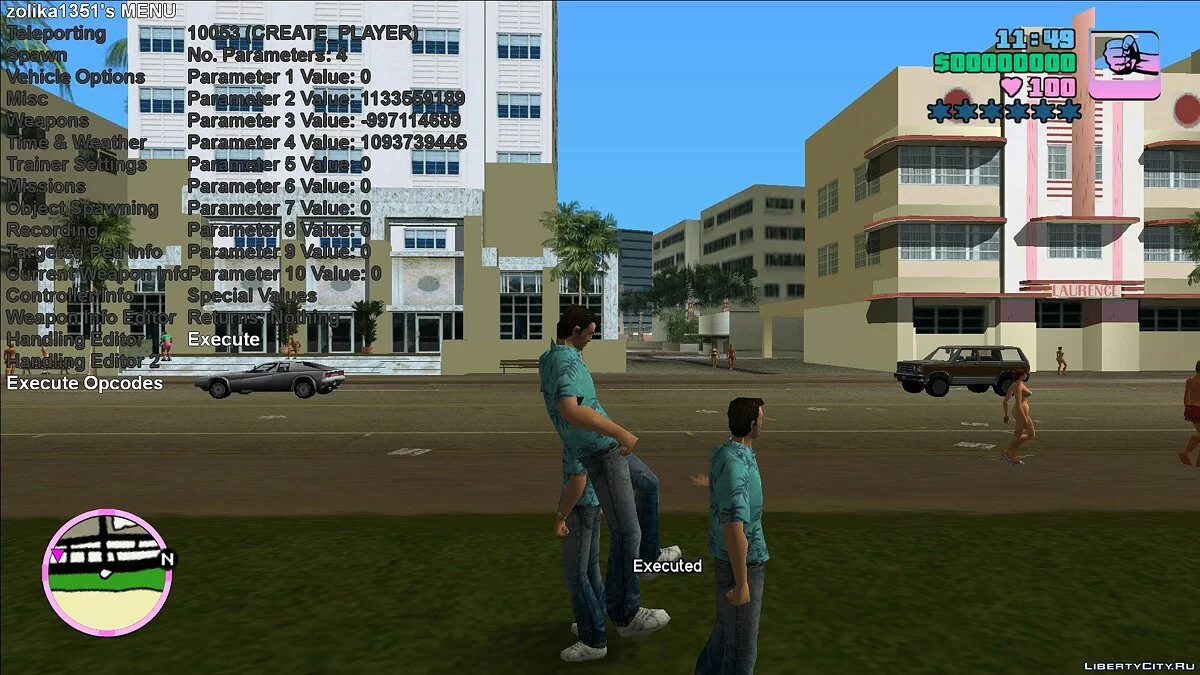 Zolika1351's VC Trainer/Mod Menu / GTA Vice City