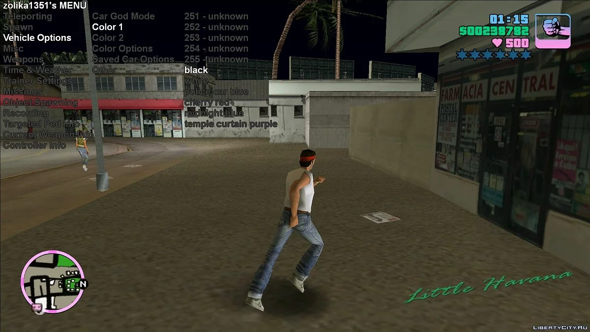Zolika1351's VC Trainer/Mod Menu / GTA Vice City