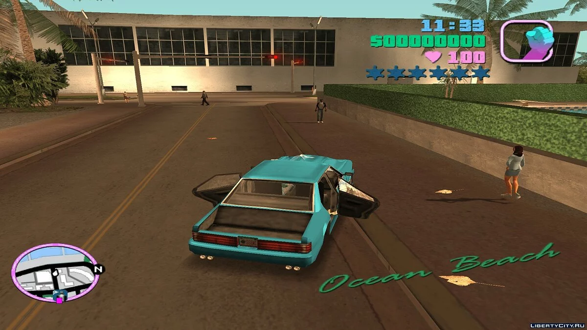 Realistic cars suspension and crashes / GTA Vice City