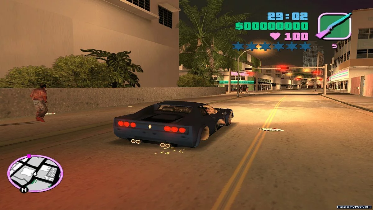 Realistic cars suspension and crashes / GTA Vice City