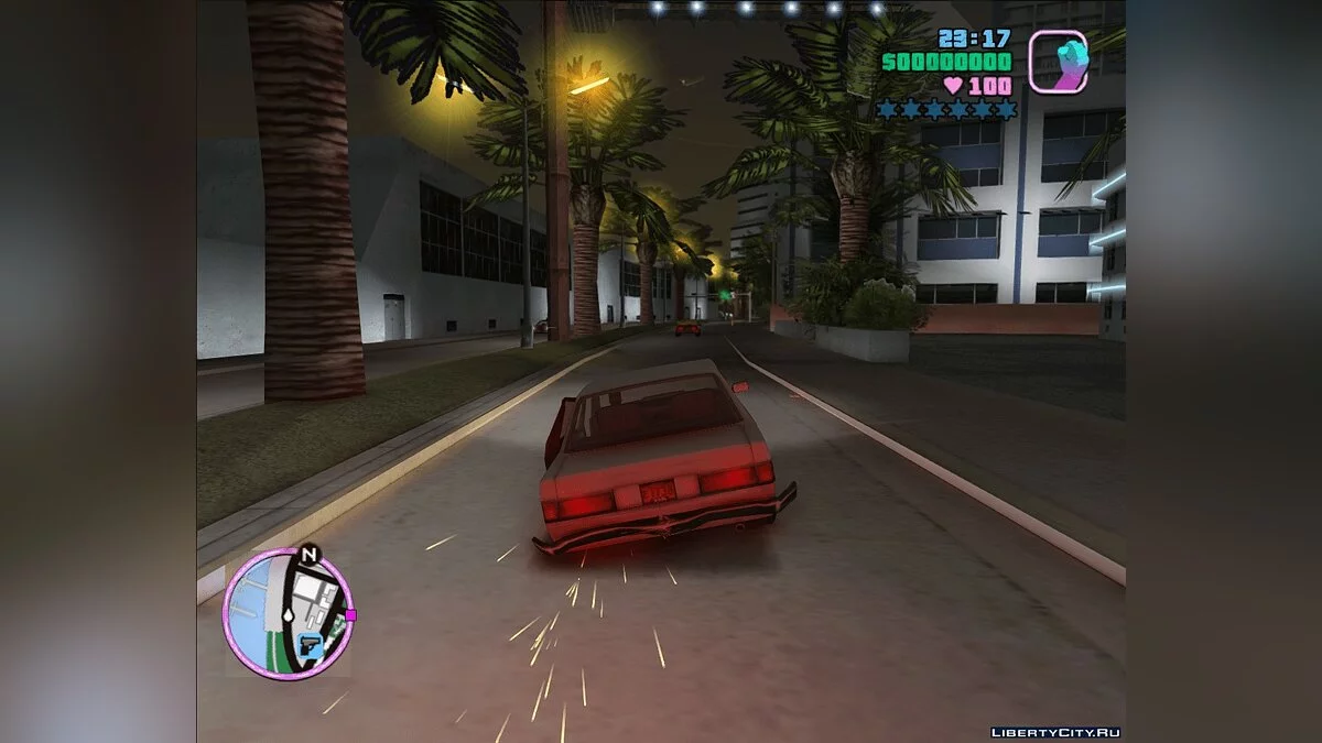 Realistic cars suspension and crashes / GTA Vice City