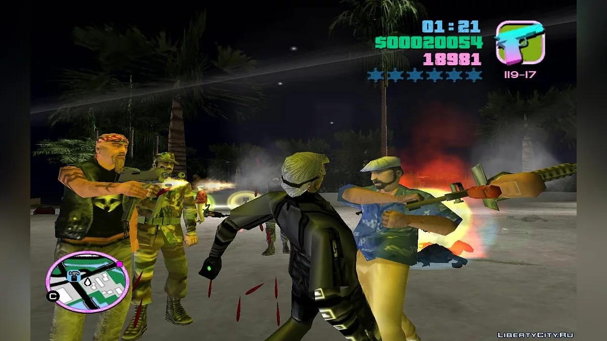 Преследование главарём косплейной банды \"Эль Гомо\" v1.0 / GTA Vice City