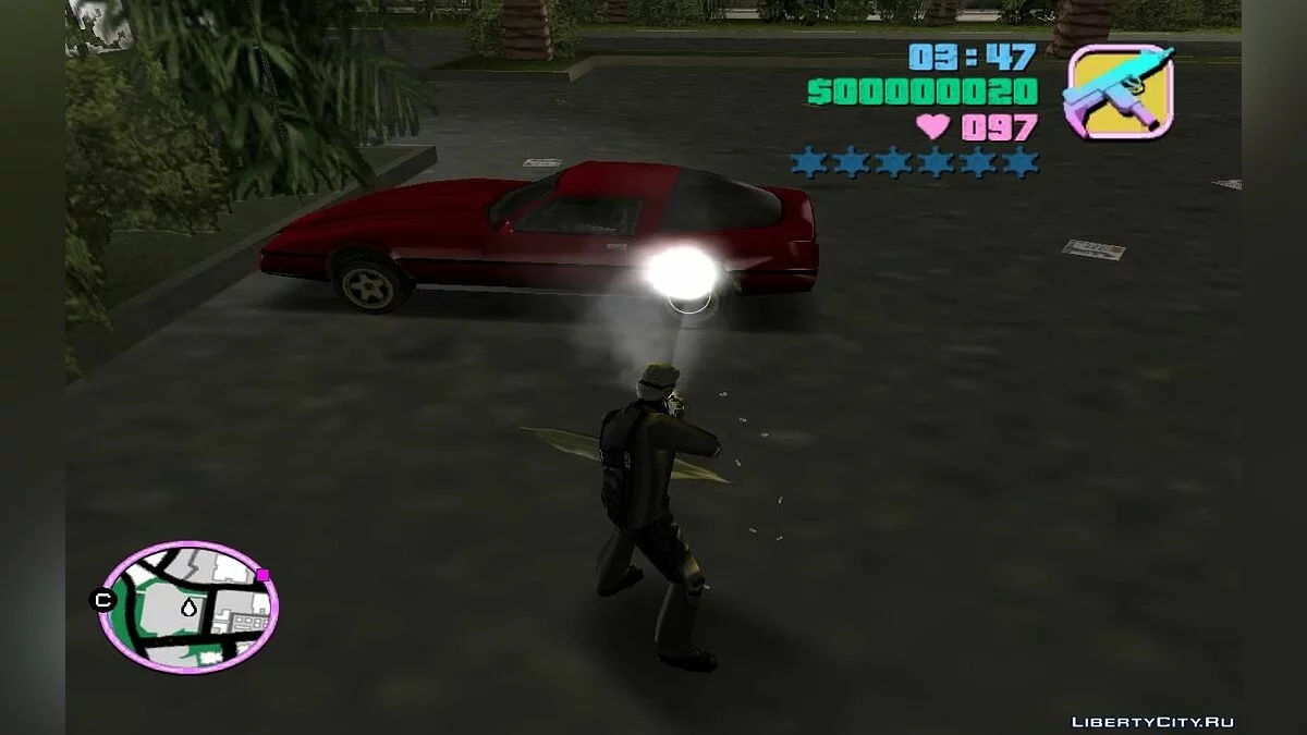 Пуленепробиваемый и ударостойкий транспорт  v1.1 / GTA Vice City